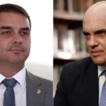 Flávio Bolsonaro e Alexandre de Moraes / Foto: Pablo Jacob e Cristiano Mariz