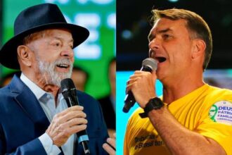 O presidente Lula e o senador Flávio Bolsonaro | Ricardo Stuckert/PR - Vittor Sales/Flickr