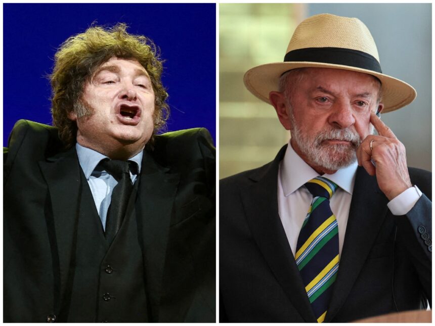 Luiz Inácio Lula da Silva e Javier Milei